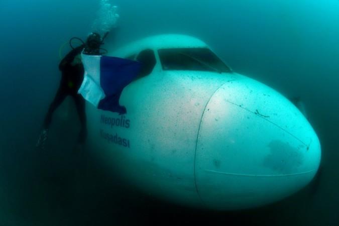 Airbus is sunk off Turkey to become artificial reef