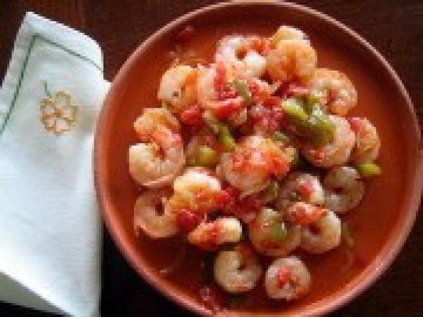 karides pilavı